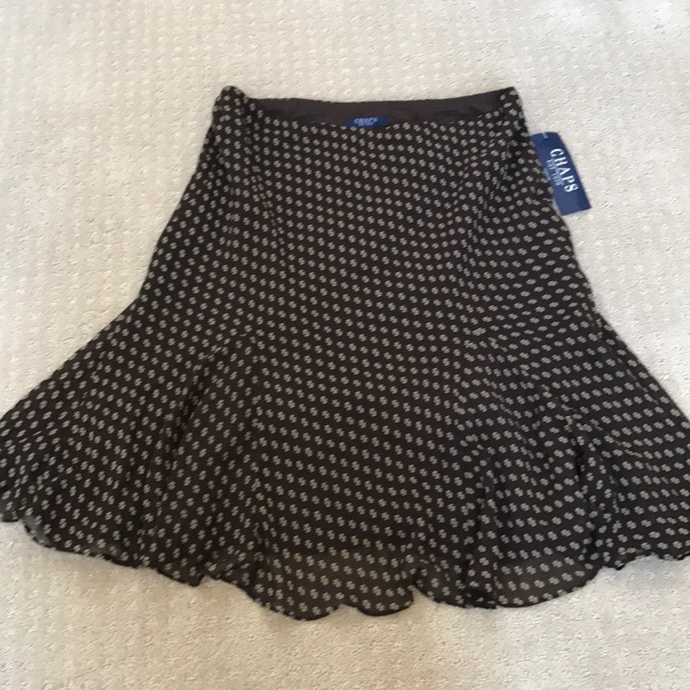 Chaps ( Ralph Lauren ) "Oak Street" flared skirt - Picture 3 of 5